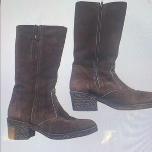 Brown Heeled Boots